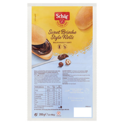 Gluten-Free Sweet Brioche Style Rolls 2 x 100g (200g) thumbnail 2