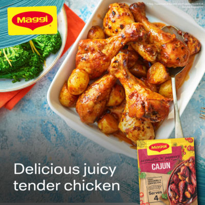 Juicy Peppery Cajun Chicken Herbs and Spices Recipe Mix 38g thumbnail 3