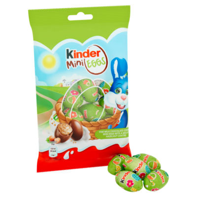 Kinder Milk Chocolate & Hazelnut Mini Easter Eggs 75g thumbnail 3