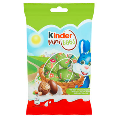 Kinder Milk Chocolate & Hazelnut Mini Easter Eggs 75g thumbnail 4