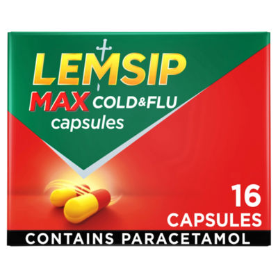 Max Cold & Flu 16 Capsules thumbnail 2