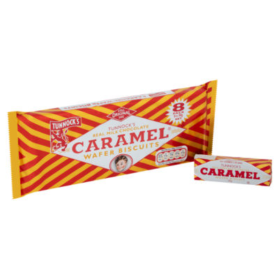 Caramel Wafer Biscuits 8 x 30g thumbnail 3