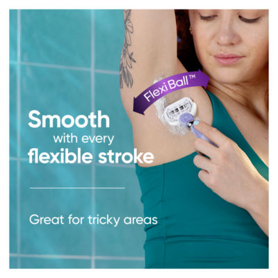 Gillette  Extra Smooth Swirl Women’s Razor, 1 Refill Razor Cartridges thumbnail 3
