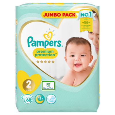 Premium Protection Size 2 Nappies Jumbo Pack