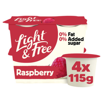 Raspberry Greek Style Yogurt 4 x 115g (460g) thumbnail 2