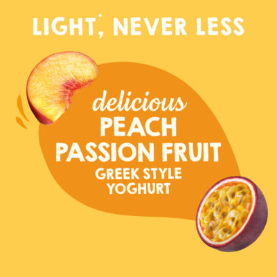 Peach Greek Style Fat Free Yoghurt Multipack 4x115g thumbnail 4