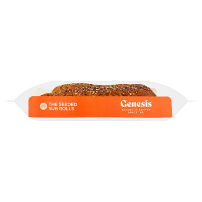3 Seeded Sub Rolls 305g
