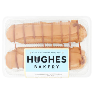 Bakery 2 Fresh Cream Caramel Eclairs thumbnail 2