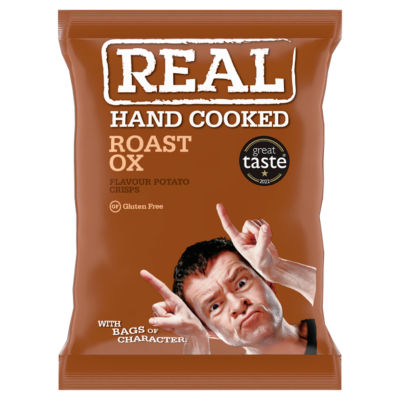 Hand Cooked Roast Ox Flavour Potato Crisps 150g thumbnail 2