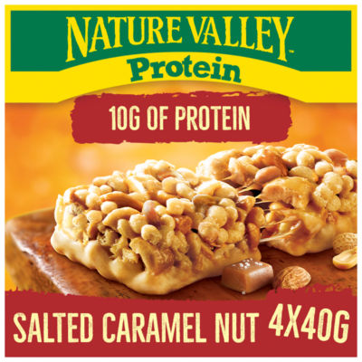 Protein Salted Caramel Nut Cereal Bars 4 x 40g thumbnail 2