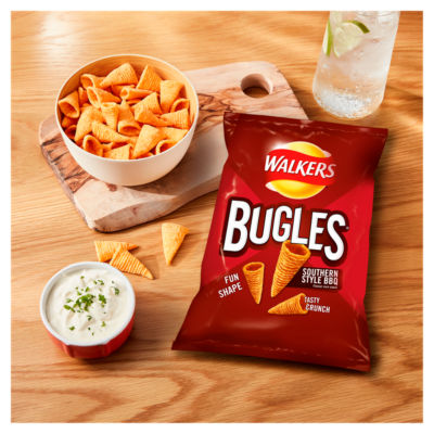 Bugles Snacks Southern Style BBQ Sharing Crisps 110g thumbnail 4