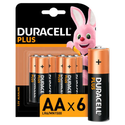 Plus Alkaline AA Batteries