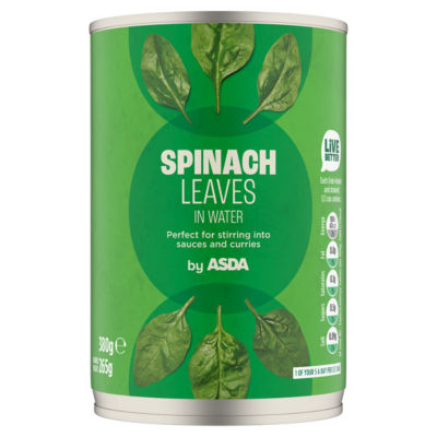 Spinach Leaves in Water 380g thumbnail 2