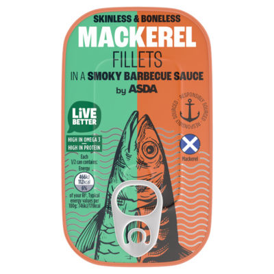 Mackerel Fillets in a Smoky Barbecue Sauce 125g thumbnail 2