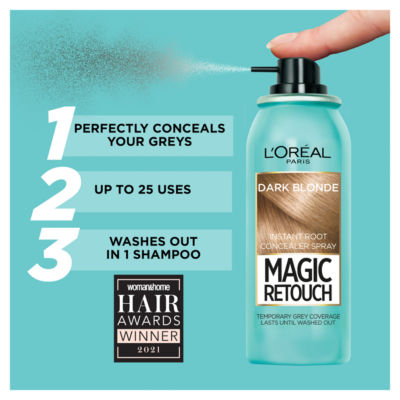 Magic Retouch Dark Blonde, Temporary Root Touch Up Spray thumbnail 3