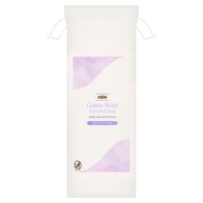 100 Cotton Wool Oval Pads thumbnail 2