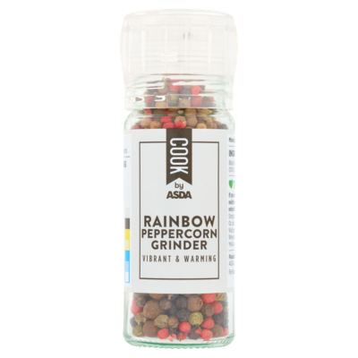 COOK by ASDA Rainbow Peppercorn Grinder