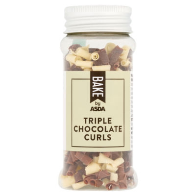 BAKE by ASDA Triple Chocolate Curls 30g thumbnail 2