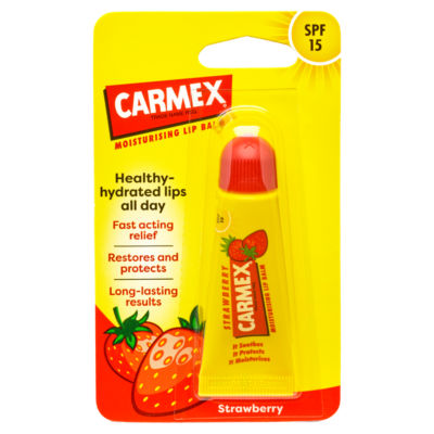 SPF 15 Strawberry Moisturising Lip Balm 10g thumbnail 2