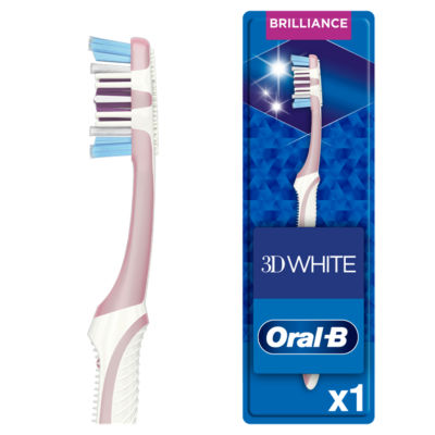 ORAL-B PRO-3DWHITE CHARCOAL Manual Toothbrush – Deep Clean & Whitening – Medium, 1 thumbnail 2