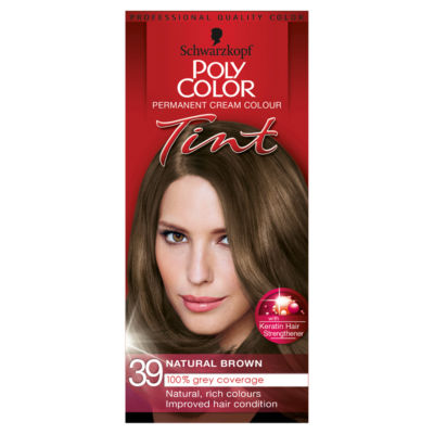 Poly Color Tint Permanent Cream Colour 39 Natural Brown