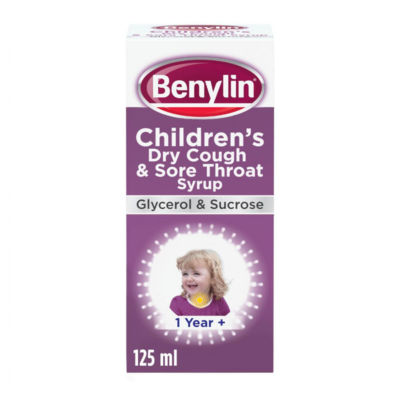 Children's Dry Cough and Sore Throat Syrup 125ml thumbnail 2