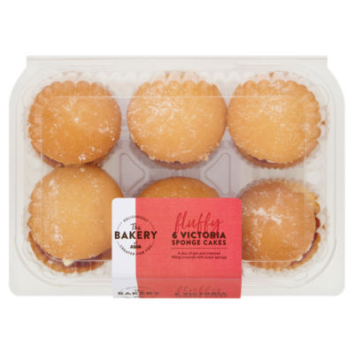 The BAKERY at ASDA 6 Victoria Fairy Cakes