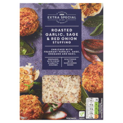 Roasted Garlic, Sage & Red Onion Stuffing 110g