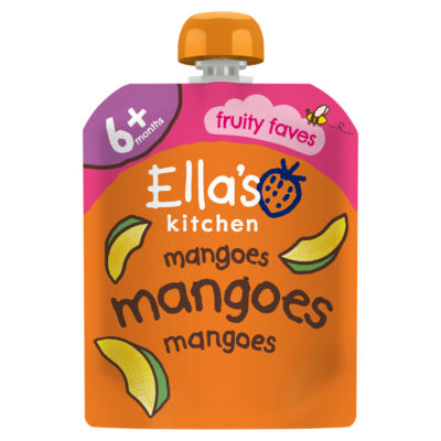 Ella's Kitchen Mangoes First Tastes Baby Food Pouch 4+ Months