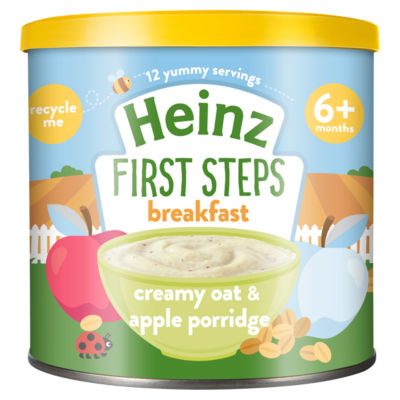Creamy Oat & Apple Porridge Baby Food 6+ Months thumbnail 2