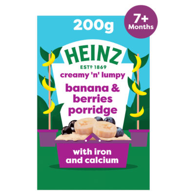 Heinz Banana & Berries Porridge 7+ Months 200g