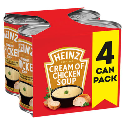 Cream of Chicken Tinned Soup 4 x 400g