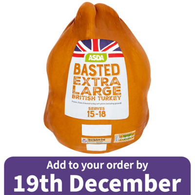Basted Extra Large British Turkey