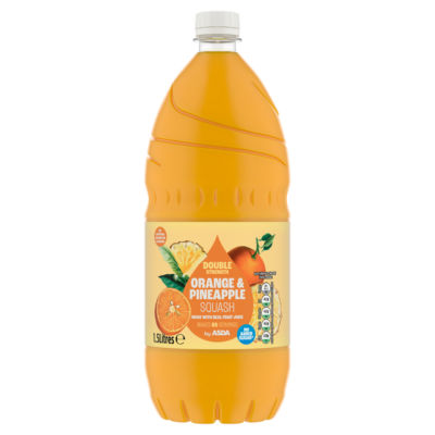 ASDA No Added Sugar Double Strength Orange & Pineapple Squash