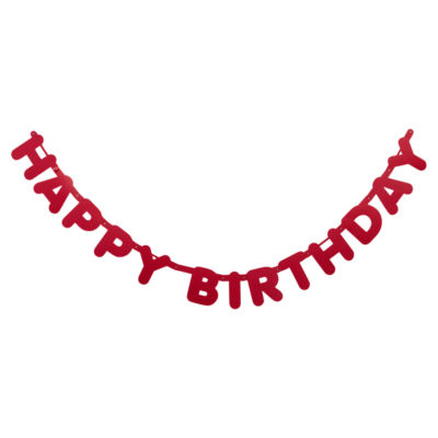 Pink Happy Birthday Garland thumbnail 2