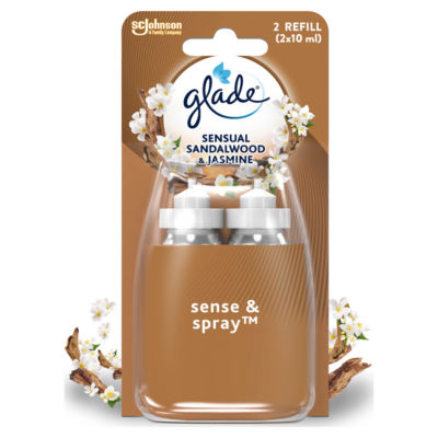 Glade Sense & Spray, Twin Refill, Sandalwood & Jasmine