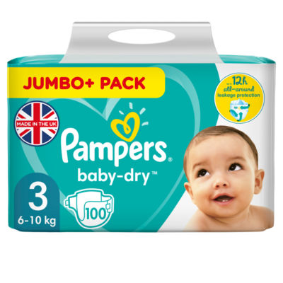 Baby-Dry Size 3 Nappies Jumbo+ Pack thumbnail 2
