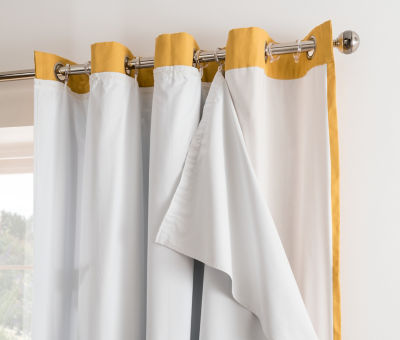White Blackout Curtain Lining thumbnail 2