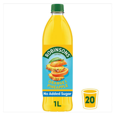 Orange & Pineapple No Added Sugar Squash 1L
