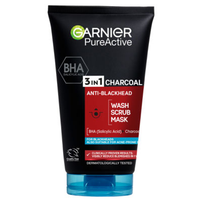 Pure Active 3in1 Charcoal Blackhead Cleanser 150ml thumbnail 2