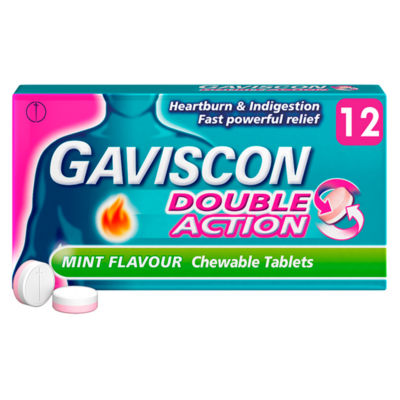 Double Action Mint Flavour 12 Chewable Tablets thumbnail 2