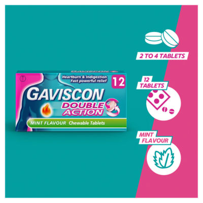 Double Action Mint Flavour 12 Chewable Tablets thumbnail 4