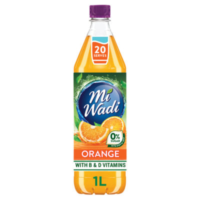 Orange 0% Sugar Squash 1L thumbnail 2