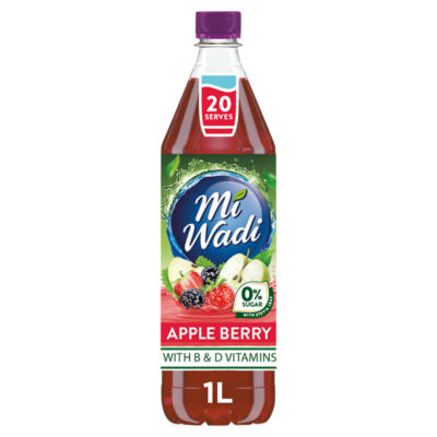Apple Berry 0% Sugar Squash 1L