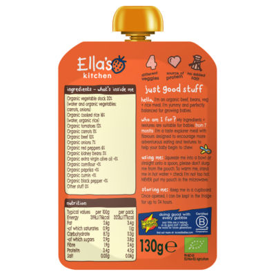 Mild Chilli Con Carne with a Pinch of Paprika 7+ Months 130g thumbnail 3