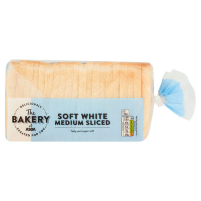 The BAKERY at ASDA Soft White Medium Sliced Bread