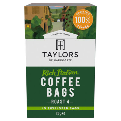 10 Rich Italian Enveloped Coffee Bags 75g thumbnail 2