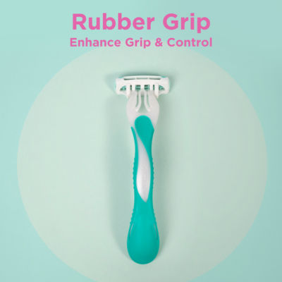 My Intuition Quattro Smooth Sensitive Women's Disposable Razors x3 thumbnail 3