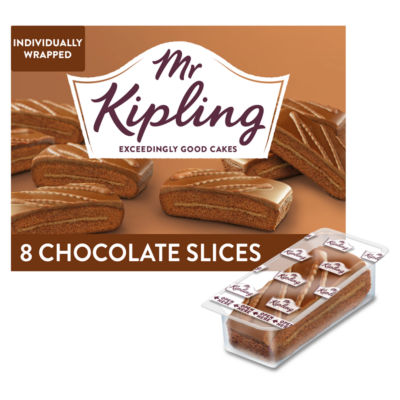 Milk Chocolate Cake Slices 8 Pack