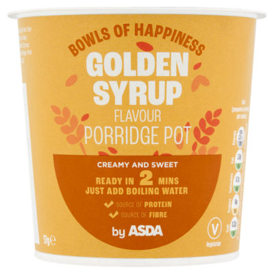 Golden Syrup Flavour Porridge Pot 57g thumbnail 2